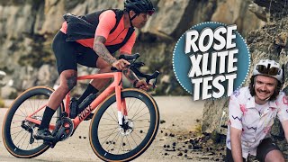 Rose XLITE 04 Ultegra  Wie fährt das neue ROSE RENNRAD [upl. by Iridis114]