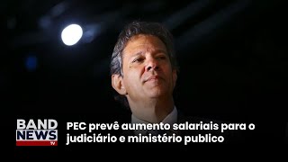 Haddad tenta desarmar PEC do quinquênio  BandNewsTV [upl. by Eihtak]