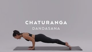 How to do Chaturanga Dandasana  Tutorial with Briohny Smyth [upl. by Reckford222]