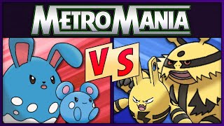 MetroMania Season 11 Quarter Final 4 ♦ AZUMARILL amp AZURILL vs ELECTIVIRE amp ELEKID [upl. by Acacia29]