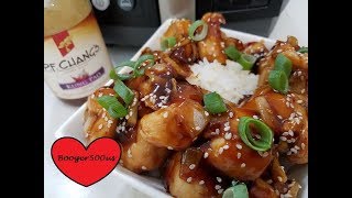 PF CHANGS KUNG PAO CHICKEN SAUCE REVIEW AIR FRYER [upl. by Alexandrina]