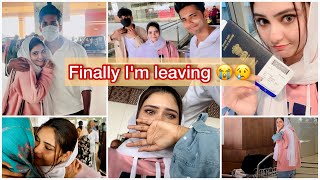 EMOTIONAL VlOG 😭😢 Saying goodbye to family 😓👋 [upl. by Mychal630]