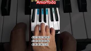 AMORFODA pianotutorial music piano [upl. by Namruht]