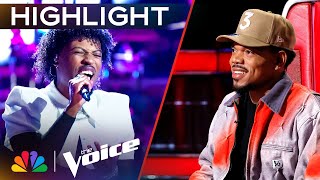 RLETTO Shows Off His STYLE and FLAIR with His Performance of quotHolyquot  The Voice Playoffs  NBC [upl. by Wally]