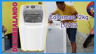 UNBOXING LAVADORA COLORMAQ 12KG LCA12 modelo 2024  Paulo Ancelmo [upl. by Yakcm83]