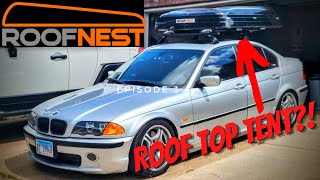 Roof Top Tent On a BMW E46  Roofnest Condor Roof Top Tent  FJ Cruiser Overland Build  Episode 3 [upl. by Rubia884]