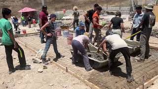 Project Mexico day 1  laying foundation [upl. by Ennayk]