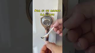 🔑 Como quitar una LLAVE ROTA de la CERRADURA 🔑 SOLUCION QUITAR LLAVE ATASCADA en la Cerradura [upl. by Lamhaj]