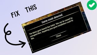 How to fix “Game Crash detected” in Elder Scrolls Online [upl. by Arihsak537]