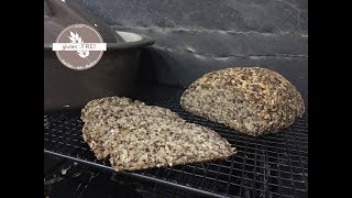 Saatenbrot ohne Mehl  hefefrei  vegan  glutenfrei backen mit Nadine [upl. by Anik314]