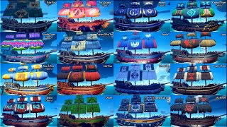 Almost Every Ship Skin in Sea of Thieves  July 2020 [upl. by Medovich994]