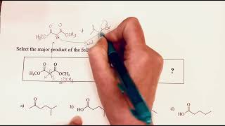 Malonic Ester synthesis example [upl. by Hersch]