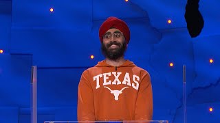 A Big Wager Catapults This Student Into the Finals  Jeopardy National College Championship [upl. by Einttirb]