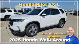 2025 Honda Pilot EXL Walkaround Standard Features Demo [upl. by Oeflein]