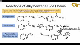 3507 Reactions of Benzene Carbon Side Chains [upl. by Fenwick]