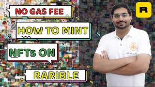 How to Mint an NFT on Rarible Ethereum Blockchain  Lazy Minting Rarible  Gas Free Minting [upl. by Asuncion507]