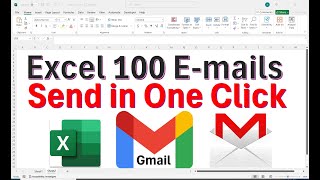 How to send multiple emails from Excel spreadsheet with attachment [upl. by Sajovich]