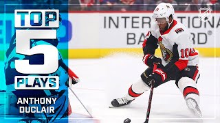 Top 5 Anthony Duclair Plays from 201920  NHL [upl. by Meekar]