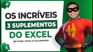 3 Suplementos Incríveis do Excel QR Code Mapa e Calendário [upl. by Ybrad]