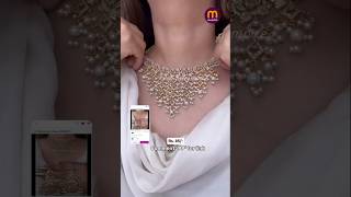 Beautiful necklace set meesho meeshohaulethnic jewellerycollection jewellery onlineshopping [upl. by Maison]