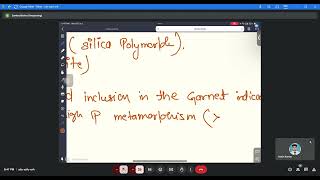 Metamorphic Petrology 16 10 24 [upl. by Kelwen]