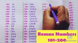 Roman Numbers 101200  Roman Numerals 101200  Roman Ginti 101200 [upl. by Enelrats]