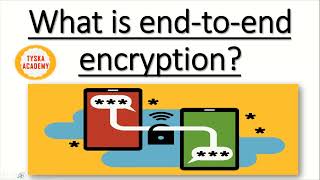 End to End encryption in easy way  TYSKA Academy [upl. by Klara]