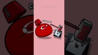 BANNED APPS  Turkey Brazil UAE Iran countryballs animation memes shorts [upl. by Grantham]