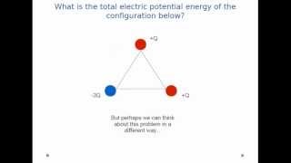 Electric Potential Energy  Charges on a Triangle [upl. by Lac]