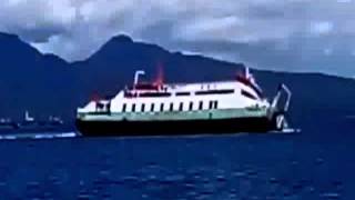 ZOOMED Ferry KMP RafeliaII Sinking at Bali Strait March 4 2016 [upl. by Kissiah]