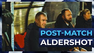 Aldershot Town PostMatch Interview with Chris Millington [upl. by Anitteb]