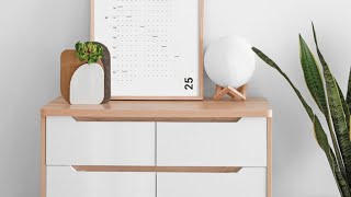 A Kickstarter Project We Love The Minimalists Wall Calendar Visualize Your 2025 [upl. by Gelhar]