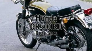 Clymer Manuals Honda CB500 Rear Sets Rearsets Product Review Tarozzi Fast From The Past Video [upl. by Ardni]