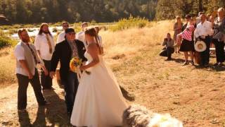 Ken amp Teagans outdoor wedding at Whistlers Bend Park Roseb [upl. by Nidla544]