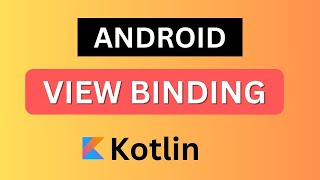 Android View Binding Tutorial  ViewBinding  Kotlin  Android Studio App viewbinding kotlinapp [upl. by Wohlert328]