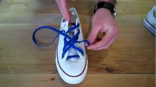 How to Lattice Lace Chuck Taylors [upl. by Aniraz983]