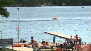 Powerboat TV on Gravenhurst Boat Race [upl. by Selokcin]