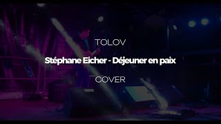 Stephan Eicher  Déjeuner en paix Cover by ToloV  Live  Louvignies fête lété [upl. by Maryrose246]