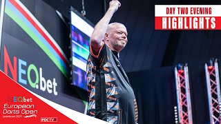 SEEDS SCATTERED  Day Two Evening Highlights  2024 European Darts Open [upl. by Annekam903]