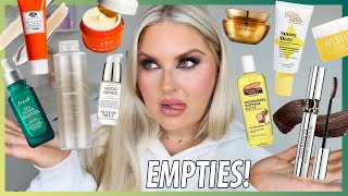 beauty EMPTIES ♻️ whats in my rubbish and would I repurchase [upl. by Aehs]