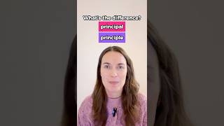 Principal and principle  what’s the difference in English [upl. by Salene]