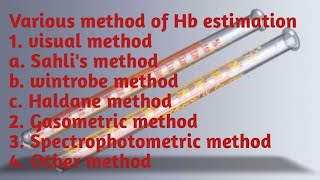 Why is it important Determination of haemoglobin by sahlis method [upl. by Inad]