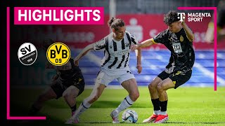 SV Sandhausen  Borussia Dortmund II  Highlights 3 Liga  MAGENTA SPORT [upl. by Trevlac]