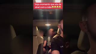 Veja momento que garota da sinal de socorro no Uber 😟😟😟 [upl. by Roseline]