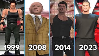 Evolution of Vince McMahon Entrance 19992024  WWE Games [upl. by Anawt986]