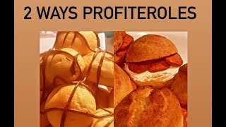 How To Make Profiteroles Two Ways [upl. by Ennaeed412]