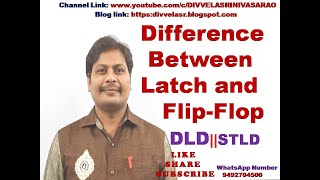 Difference between Latch and Flip Flop  Latch versus Flipflop  Compare Latch and Flipflop  STLD [upl. by Ener693]