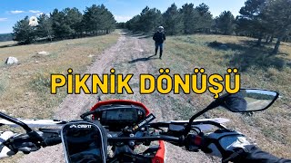 27 Honda CRF250L  Piknik Dönüşü [upl. by Malinde]