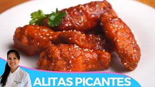 ALITAS DE POLLO PICANTES Y CRUJIENTES ALITAS BUFFALO [upl. by Tabber]