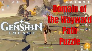 Genshin Impact Domain of the Wayward Path Puzzle [upl. by Metsky]